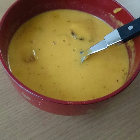 簡単かぼちゃスープ