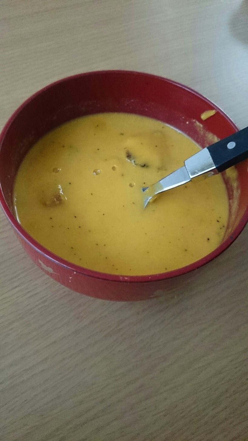 簡単かぼちゃスープの画像