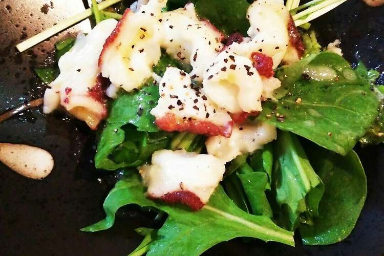 タコとルッコラのサラダ レシピ 作り方 By 杏abi クックパッド 簡単おいしいみんなのレシピが357万品