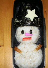 雪だるま弁当