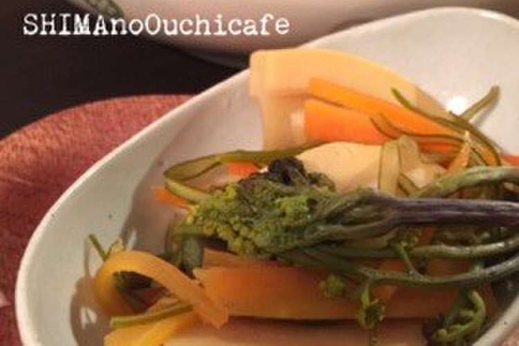 春の旬食材で タケノコとワラビの春煮物 レシピ 作り方 By シマのオウチカフェ クックパッド 簡単おいしいみんなのレシピが355万品