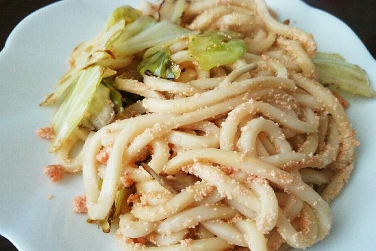 たらこ焼きうどん 超簡単うまうまランチ レシピ 作り方 By あでキッチン クックパッド 簡単おいしいみんなのレシピが360万品