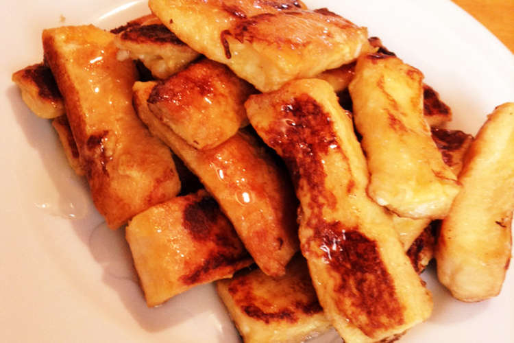 簡単すぎるはちみつパン耳フレンチトースト レシピ 作り方 By Akubichan クックパッド 簡単おいしいみんなのレシピが351万品