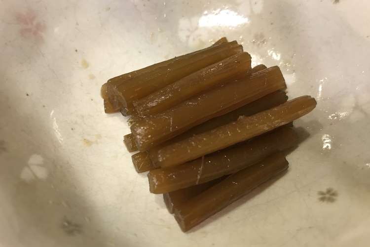 伽羅蕗 きゃらぶき に胡麻油 レシピ 作り方 By ハルカ ａ クックパッド 簡単おいしいみんなのレシピが359万品