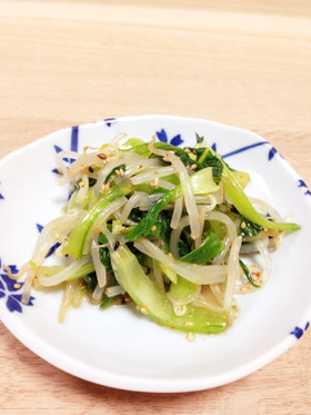 副菜に♪チンゲン菜ともやしのナムル