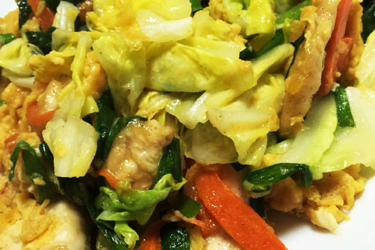 絶品 鶏むね肉のオイスターニラ玉野菜炒め レシピ 作り方 By テンテン クックパッド 簡単おいしいみんなのレシピが350万品