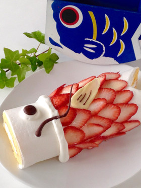 鯉のぼりロールケーキ