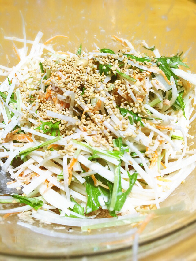 シャキシャキ大根とトマトのサラダ レシピ