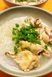 タイ風 鶏ガラ春雨スープ