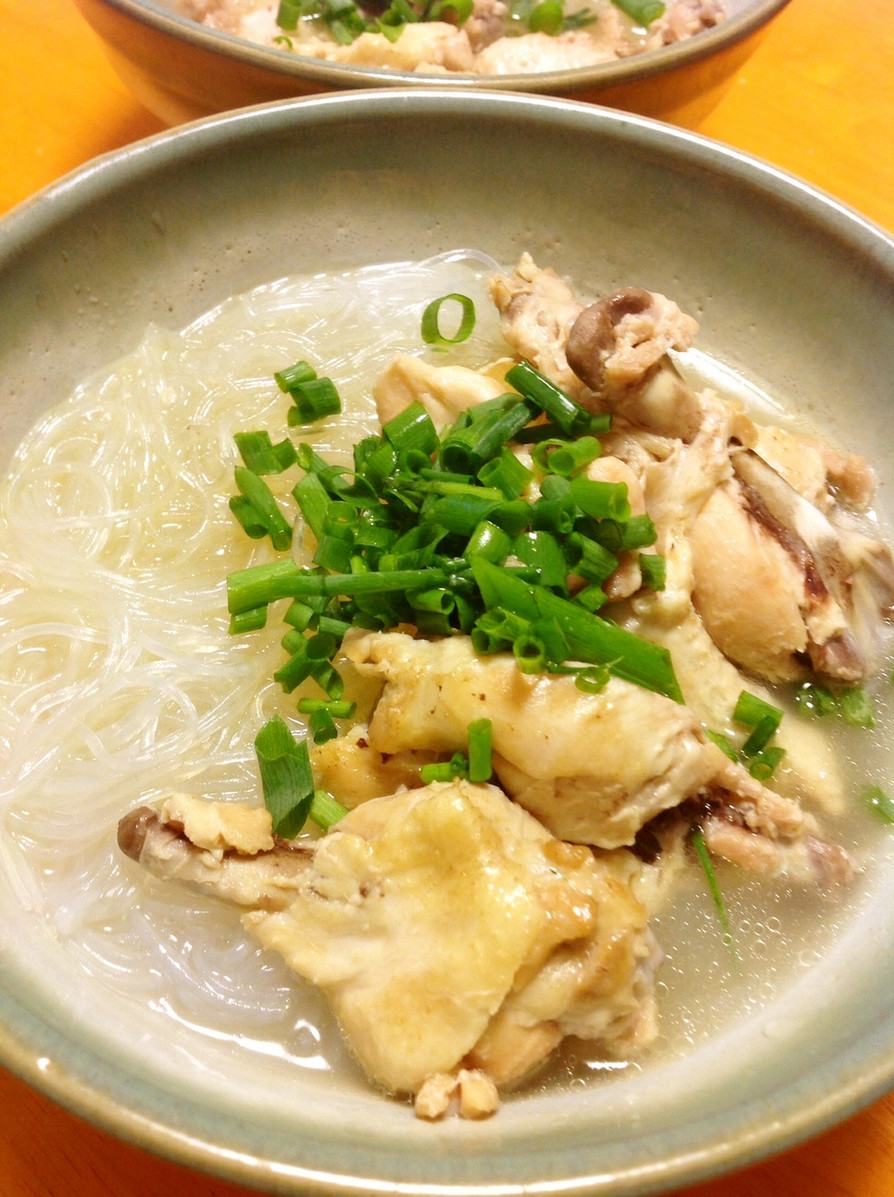 タイ風 鶏ガラ春雨スープの画像