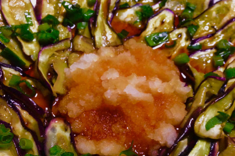 レンジで簡単 おろしポン酢茄子 レシピ 作り方 By Puresmile クックパッド 簡単おいしいみんなのレシピが366万品