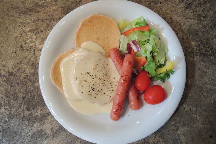 ソーセージ チーズソース パンケーキ レシピ 作り方 By 九州パンケーキ クックパッド 簡単おいしいみんなのレシピが359万品