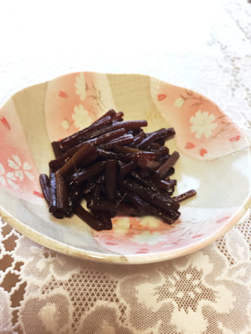 時間短縮!圧力鍋でフキの佃煮!
