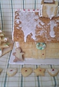 クリスマスのクッキーハウス