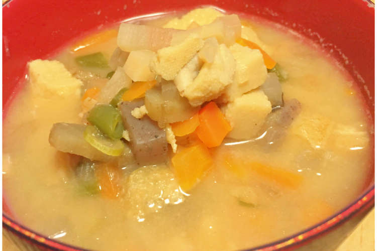 具沢山お味噌汁 けの汁 青森県郷土料理 レシピ 作り方 By Ako クックパッド 簡単おいしいみんなのレシピが352万品
