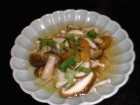 茸いろいろ炊き合わせ
