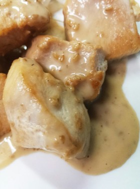 鷄むね肉のゴマドレッシングで◆ちょー簡単