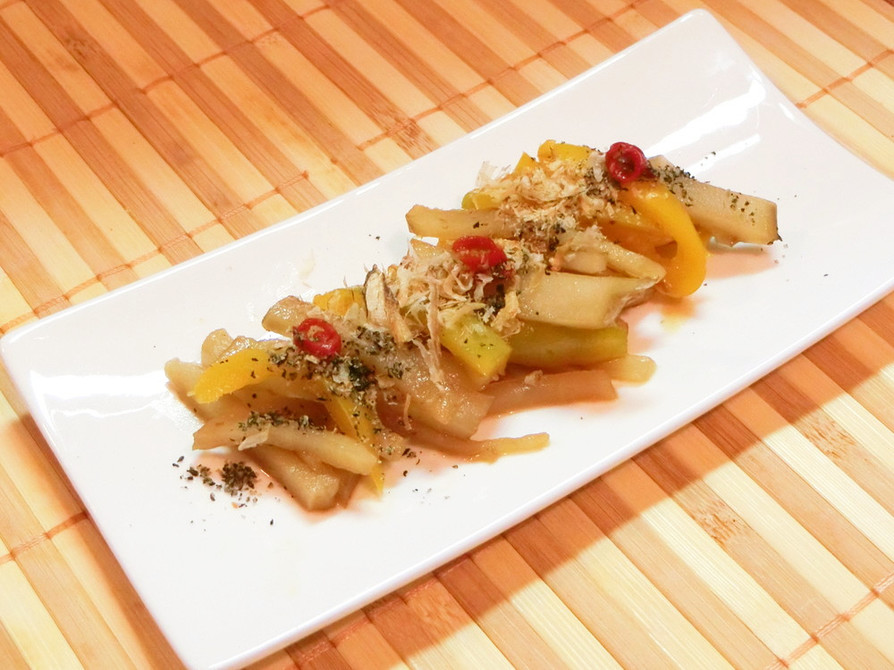 菊芋とピーマンのお惣菜の画像