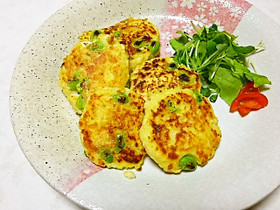 ★枝豆とはんぺんの豆腐バーグ★