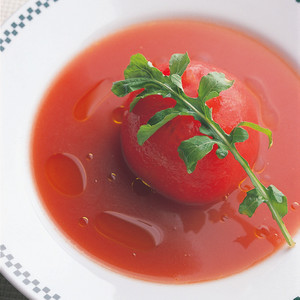 トマトの詰めもの スープ仕立て