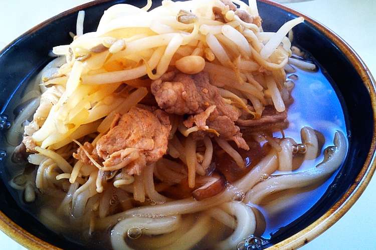 あんかけ肉もやしうどん レシピ 作り方 By Cookmaster クックパッド 簡単おいしいみんなのレシピが349万品
