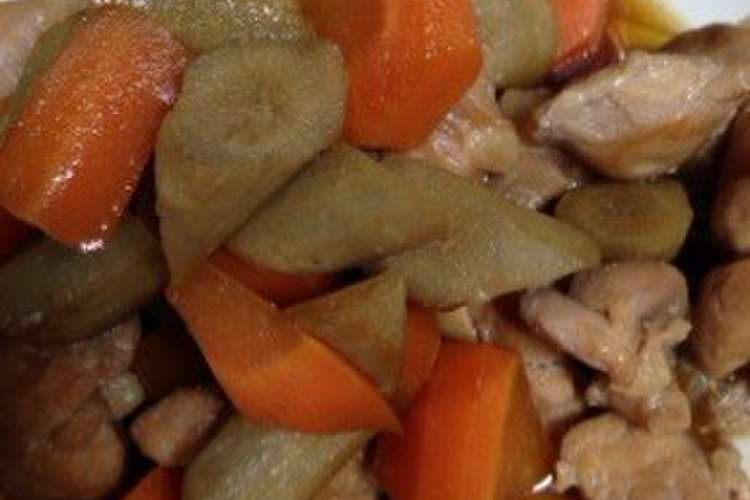 簡単 麺つゆで鶏もも肉と根菜の煮物 レシピ 作り方 By まりえcafe クックパッド 簡単おいしいみんなのレシピが360万品