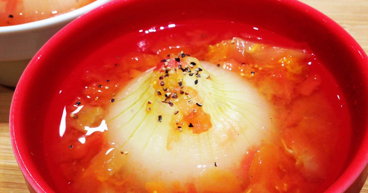丸ごと新たまねぎでスパイシートマトスープ by 伊豆さとづくり農園 【クックパッド】 簡単おいしいみんなのレシピが351万品