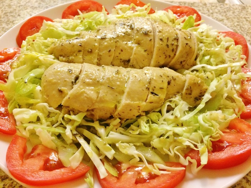 ガーリックレモンハーブ地中海チキンのレシピ