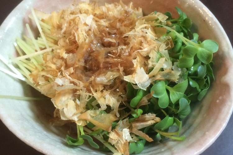 簡単で適当なかいわれ大根のぽん酢和え レシピ 作り方 By 簡単で適当な男 クックパッド 簡単おいしいみんなのレシピが352万品