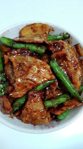 豚肉のテンメンジャン炒め