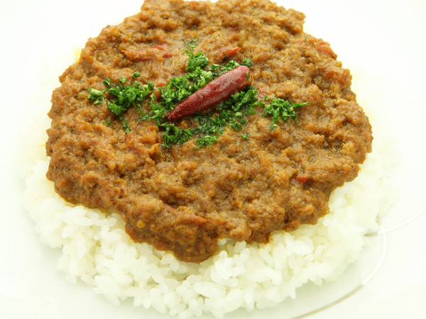 マロンの電子レンジキーマカレー