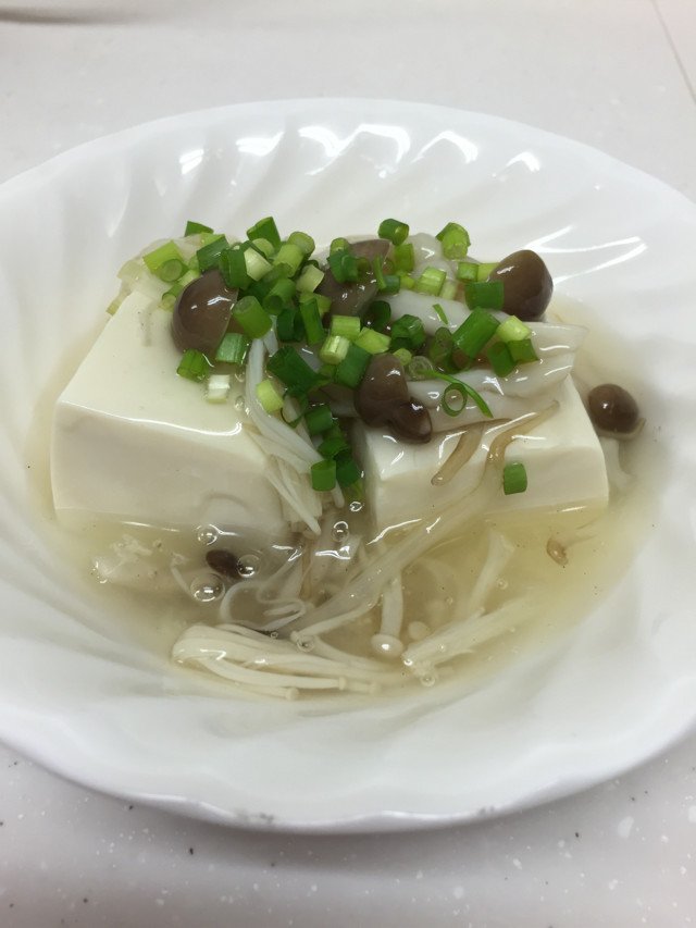豆腐のキノコあんかけの画像