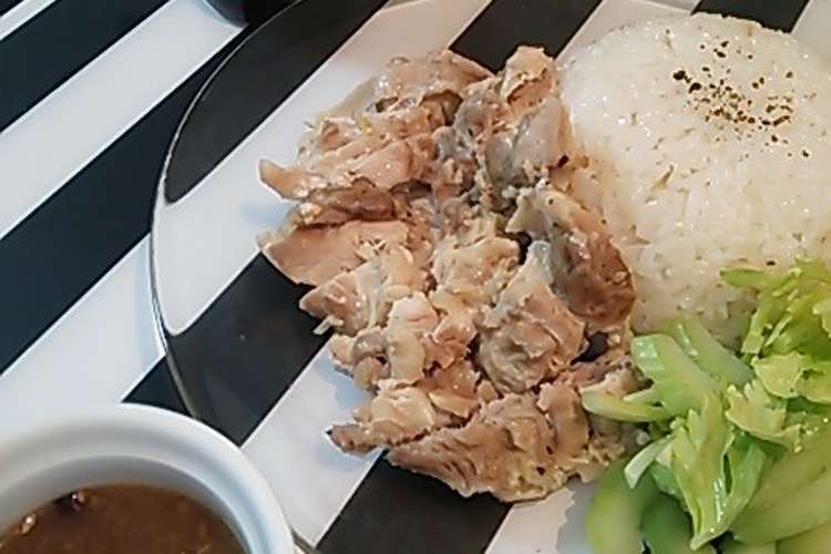 本場の調味料使用 タイのカオマンガイ レシピ 作り方 By Nocogohan クックパッド 簡単おいしいみんなのレシピが356万品