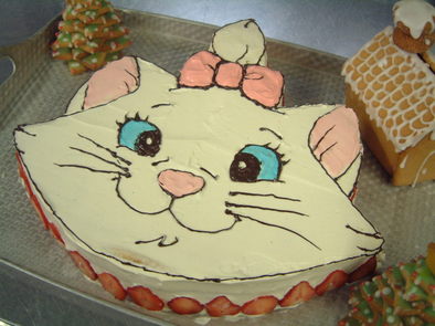 おしゃれキャット☆マリーちゃんケーキの写真