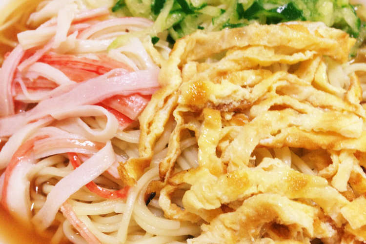 マルタイ棒ラーメンで冷やし中華 レシピ 作り方 By V6 クックパッド 簡単おいしいみんなのレシピが356万品