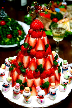 クリスマス☆ツリーケーキ☆.。.:*・