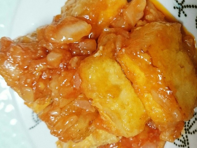 海老 豆板醤不要 厚揚げでエビチリ風 レシピ 作り方 By サマンサたん クックパッド 簡単おいしいみんなのレシピが356万品