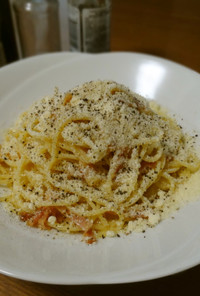 すごく簡単なスパゲティ・カルボナーラ
