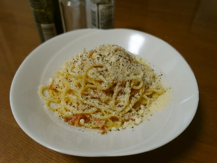 すごく簡単なスパゲティ・カルボナーラの画像