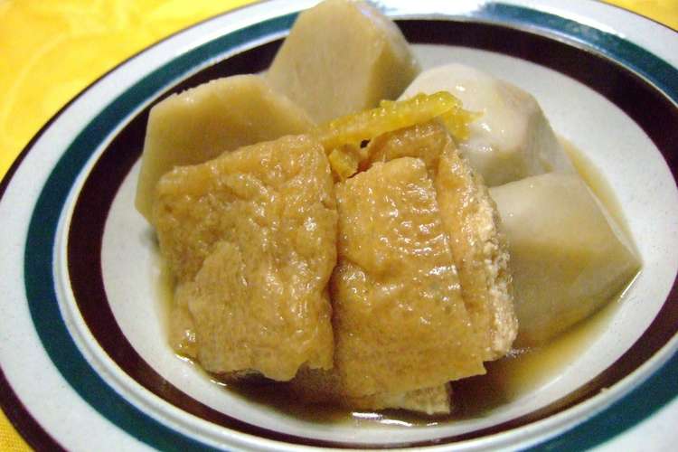 優しい味 里芋と油揚げの煮物 レシピ 作り方 By さとみわ クックパッド 簡単おいしいみんなのレシピが352万品