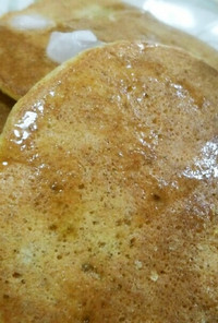 糖質脂質制限♪大豆粉とブランのパンケーキ