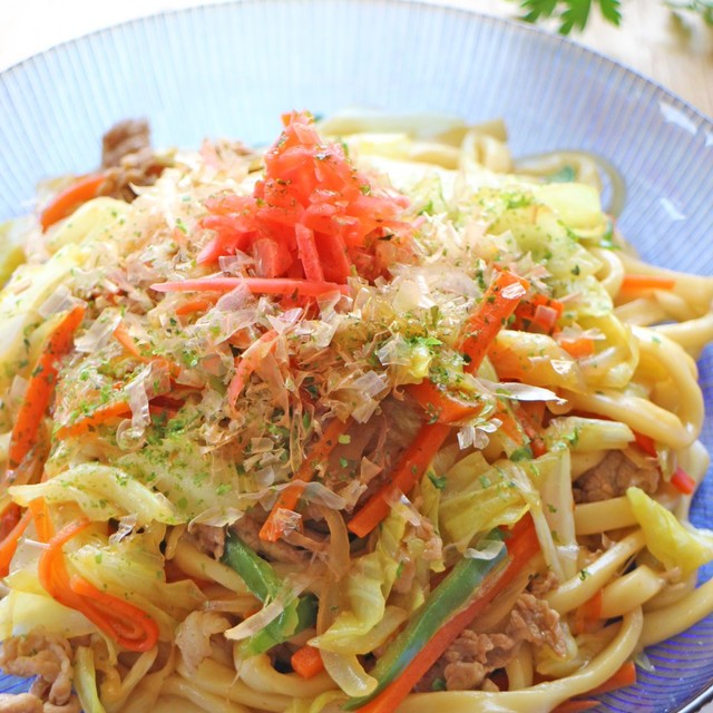 即席10分 麺つゆで簡単 焼きうどん レシピ 作り方 By ｱﾄﾘｴ沙羅 クックパッド