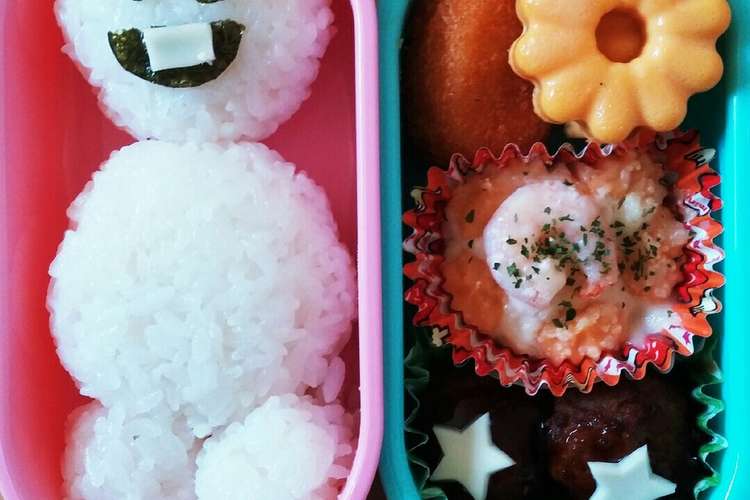 アナ雪 スノーギース キャラ弁 レシピ 作り方 By あちゃぱ クックパッド
