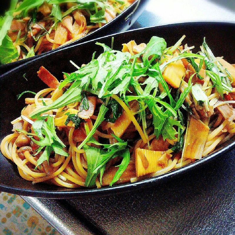 みんなが作ってる 水菜 バター醤油パスタのレシピ クックパッド 簡単おいしいみんなのレシピが366万品
