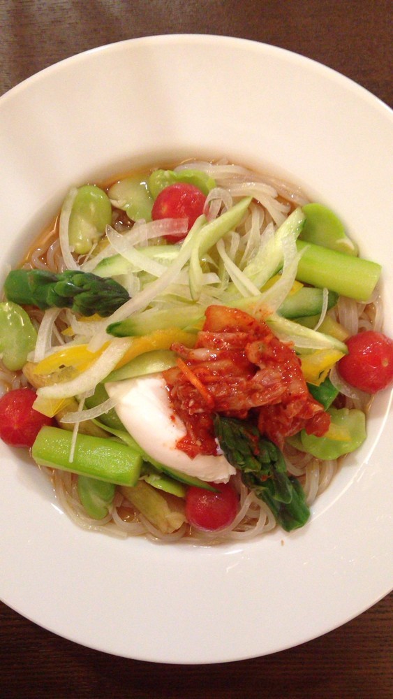 ボリュームupサラダ冷麺の画像