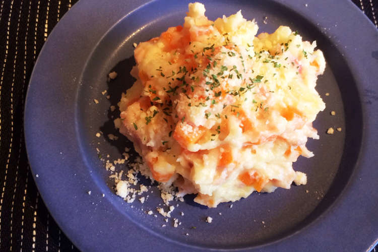 ベーコンとチーズのポテトサラダ レシピ 作り方 By Motuco0819 クックパッド 簡単おいしいみんなのレシピが350万品