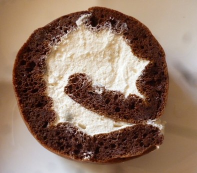 大豆粉deココアロールケーキ　　低糖の写真