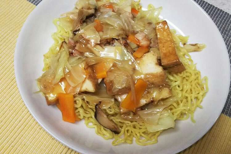 焼きそば キャベツ あんかけ