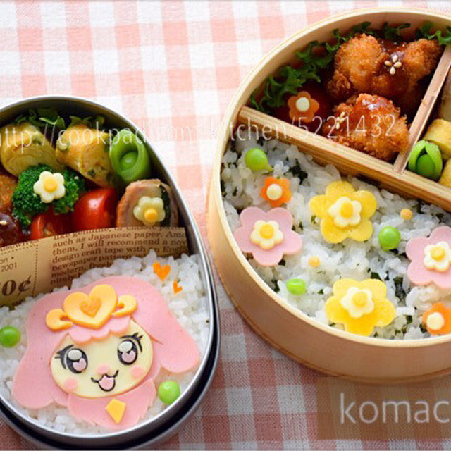 幼稚園 キャラ弁 プリキュア パフ レシピ 作り方 By Ko Machi クックパッド 簡単おいしいみんなのレシピが349万品