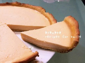 簡単安価♪フライパンでタルトチーズケーキ